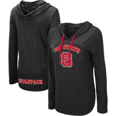 Colosseum Black Nc State Wolfpack My Lover Long Sleeve Hoodie T-shirt