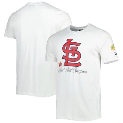 New Era White St. Louis Cardinals Historical Championship T-shirt