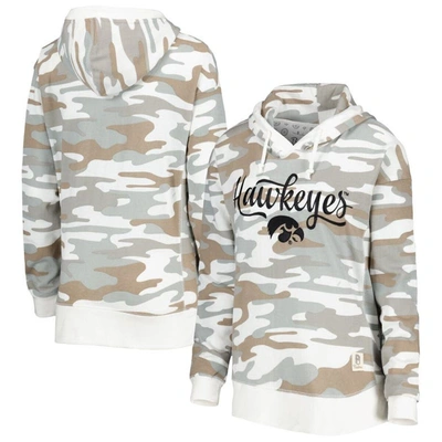 Pressbox Camo Iowa Hawkeyes San Pablo Pullover Hoodie