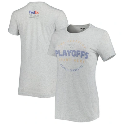 Imperial Gray Fedex St. Jude Championship Playoffs Start Here Tri-blend T-shirt