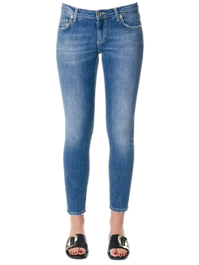Dondup Skinny Fit Stretch Cotton Jeans In Denim