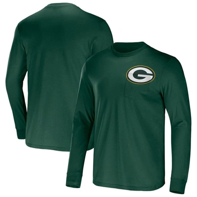 Nfl X Darius Rucker Collection By Fanatics Green Green Bay Packers Team Long Sleeve T-shirt