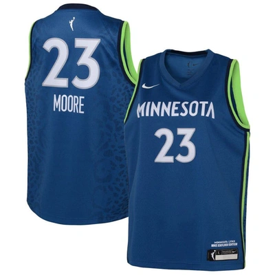 Nike Kids' Youth  Maya Moore Blue Minnesota Lynx 2021 Player Jersey