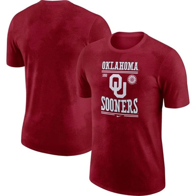 Nike Crimson Oklahoma Sooners Team Stack T-shirt