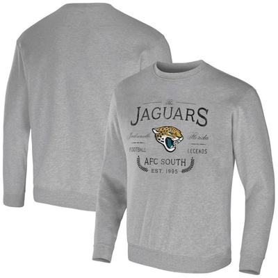 Nfl X Darius Rucker Collection By Fanatics Heather Gray Jacksonville Jaguars Pullover Sweatshirt