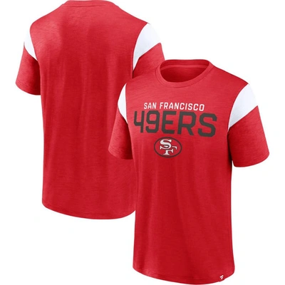 Fanatics Branded Scarlet San Francisco 49ers Home Stretch Team T-shirt