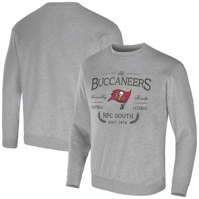Nfl X Darius Rucker Collection By Fanatics Heather Gray Tampa Bay Buccaneers Pullover Sweatshirt