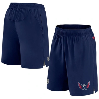 Fanatics Branded Navy Washington Capitals Authentic Pro Rink Shorts