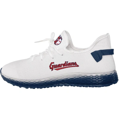Foco Cleveland Guardians Gradient Sole Knit Sneakers In White