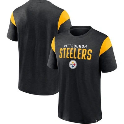 Fanatics Branded Black Pittsburgh Steelers Home Stretch Team T-shirt