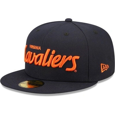 New Era Navy Virginia Cavaliers Griswold 59fifty Fitted Hat