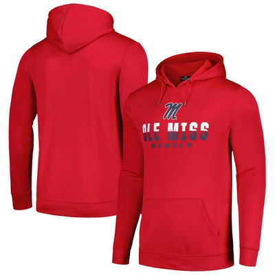Colosseum Red Ole Miss Rebels Lantern Pullover Hoodie