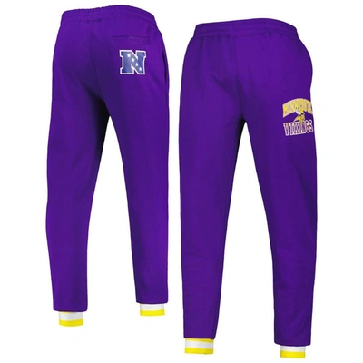 Starter Purple Minnesota Vikings Blitz Fleece Jogger Pants