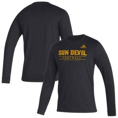Adidas Originals Adidas Black Arizona State Sun Devils Sideline Creator Practice Aeroready Long Sleeve T-shirt