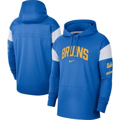 Nike Blue Ucla Bruins Jersey Performance Pullover Hoodie