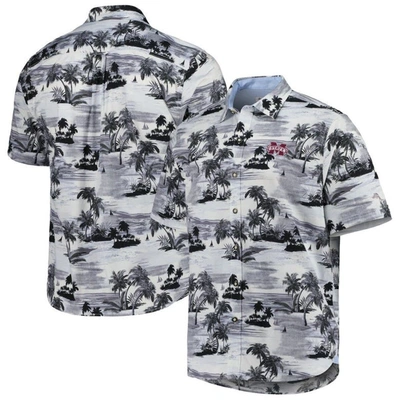 Tommy Bahama Black Mississippi State Bulldogs Tropical Horizons Button-up Shirt