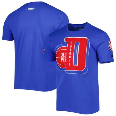 Pro Standard Blue Detroit Pistons Mash Up Capsule T-shirt