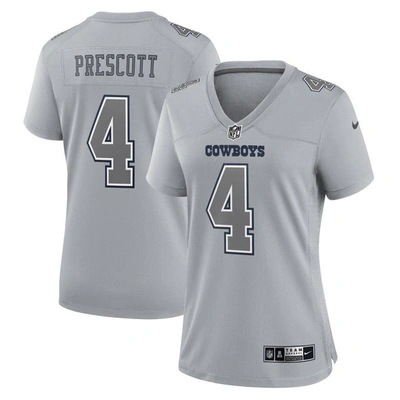 Nike Dak Prescott Gray Dallas Cowboys Atmosphere Fashion Game Jersey