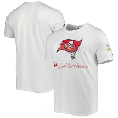 New Era White Tampa Bay Buccaneers Historic Champs T-shirt