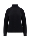 Drumohr Mandarin Knit Sweater In Black