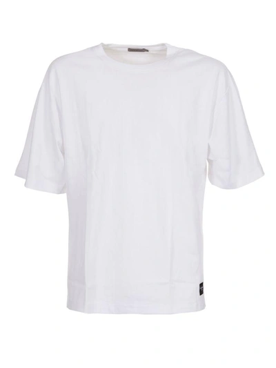 Calvin Klein Jeans Est.1978 Oversized T-shirt In Bianco
