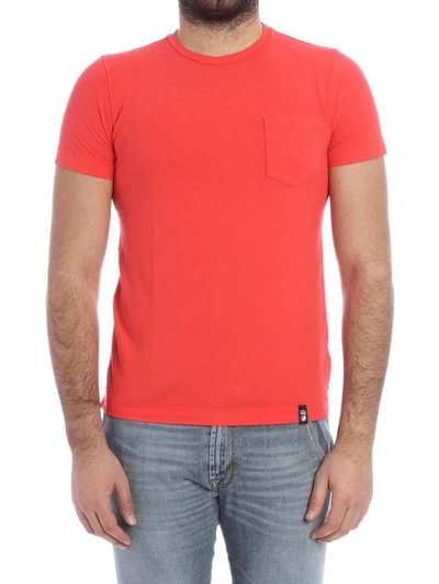 Drumohr T-shirt Cotton In Orange