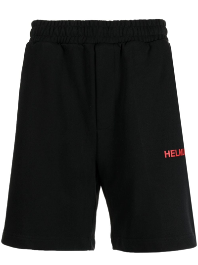 Helmut Lang Men's Terry Ski Resort Sweat Shorts In Black