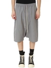 Drkshdw Drawstring Drop-crotch Shorts In Grey