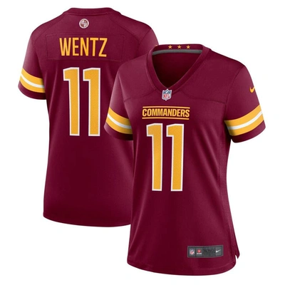 Nike Carson Wentz Burgundy Washington Commanders Game Jersey