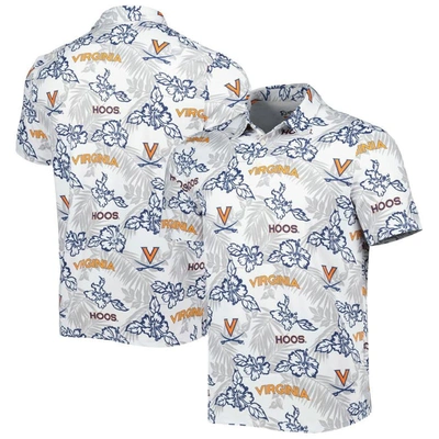 Reyn Spooner White Virginia Cavaliers Performance Polo