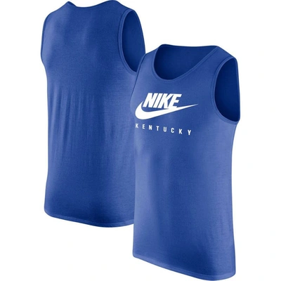 Nike Royal Kentucky Wildcats Futura Performance Scoop Neck Tank Top