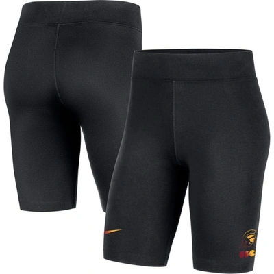 Nike Black Usc Trojans Essential Tri-blend Bike Shorts