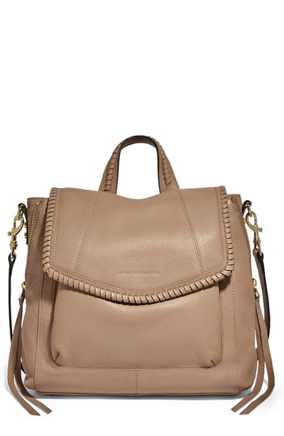 Aimee Kestenberg All For Love Convertible Leather Backpack In Oat