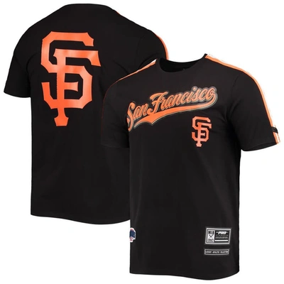 Pro Standard Black San Francisco Giants Taping T-shirt