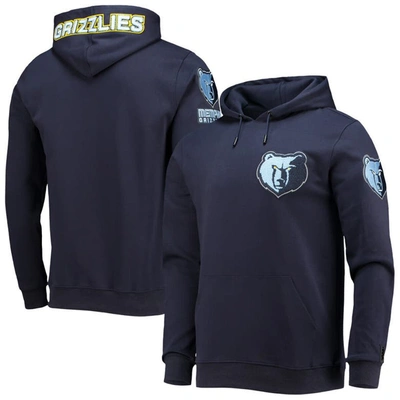 Pro Standard Navy Memphis Grizzlies Logo Pullover Hoodie