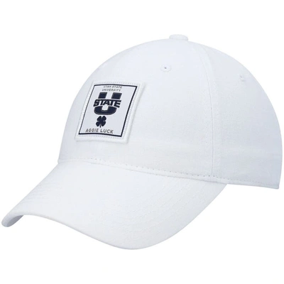 Black Clover White Utah State Aggies Dream Adjustable Hat