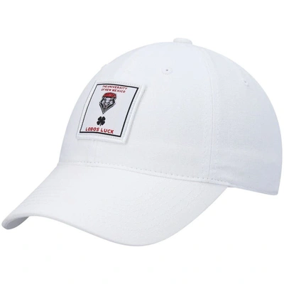 Black Clover White New Mexico Lobos Dream Adjustable Hat