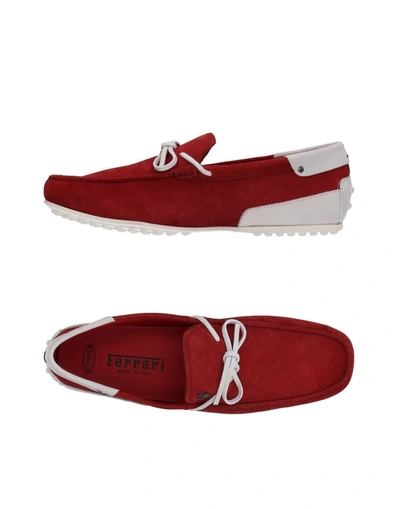 Tod's Loafers In Red