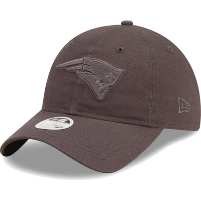 New Era Graphite New England Patriots Core Classic 2.0 Tonal 9twenty Adjustable Hat
