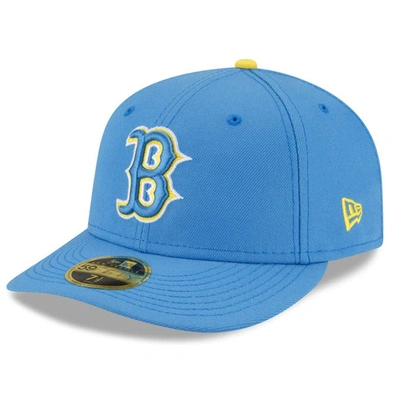 New Era Light Blue Boston Red Sox City Connect Low Profile 59fifty Fitted Hat