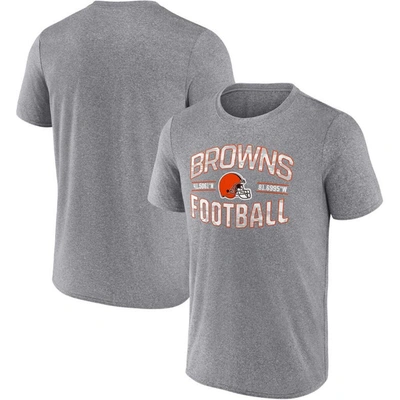 Fanatics Branded Heathered Gray Cleveland Browns Want To Play T-shirt