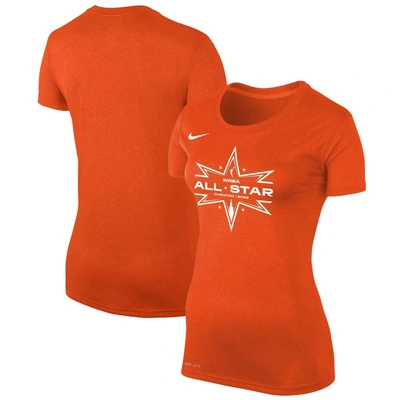 Nike Orange 2022 Wnba All-star Game Logo Legend Performance T-shirt