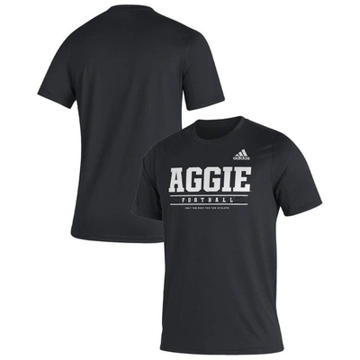 Adidas Originals Men's Adidas Black Texas A&m Aggies Sideline Football Locker Practice Creator Aeroready T-shirt