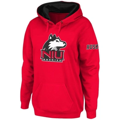 Stadium Athletic Red Northern Illinois Huskies Big Logo Pullover Hoodie