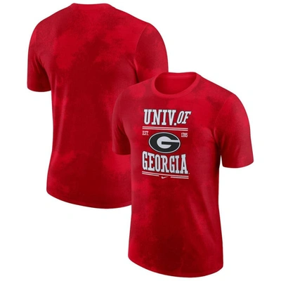 Nike Red Georgia Bulldogs Team Stack T-shirt