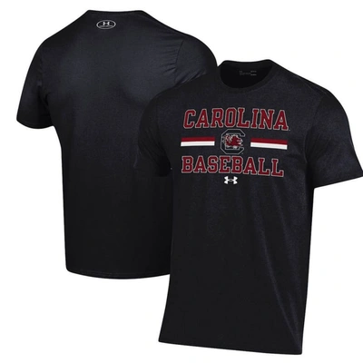 Under Armour Black South Carolina Gamecocks Baseball Stack Performance T-shirt