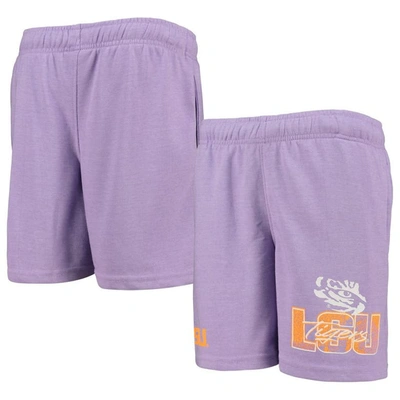 Outerstuff Kids' Youth Purple Lsu Tigers Super Fresh Neon Daze Shorts