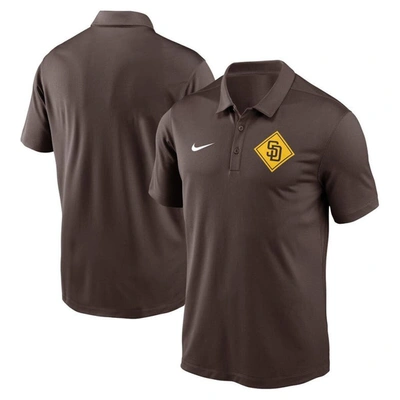 Nike Brown San Diego Padres Diamond Icon Franchise Performance Polo