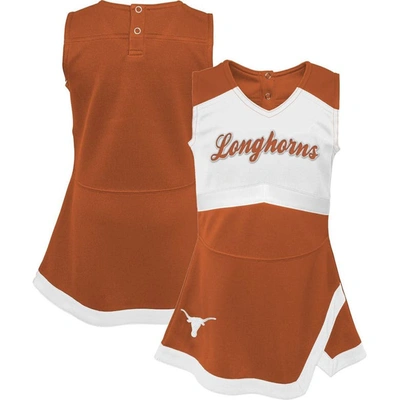 Outerstuff Kids' Girls Youth Texas Orange Texas Longhorns Cheer Captain Jumper Dress