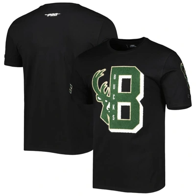 Pro Standard Black Milwaukee Bucks Mash Up Capsule T-shirt